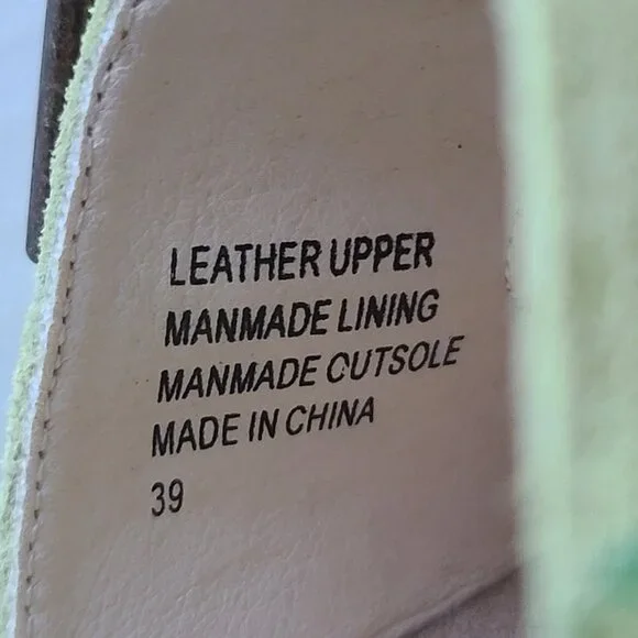 Intentionally Blank Cooper 2 Platform Slide Sandals Sz EU 39 US 8 NWOB